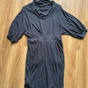 BCBG Maxazria Women’s Dress XS Cowl Neck Swingy Flowy Feminine Preppy Classy EUC